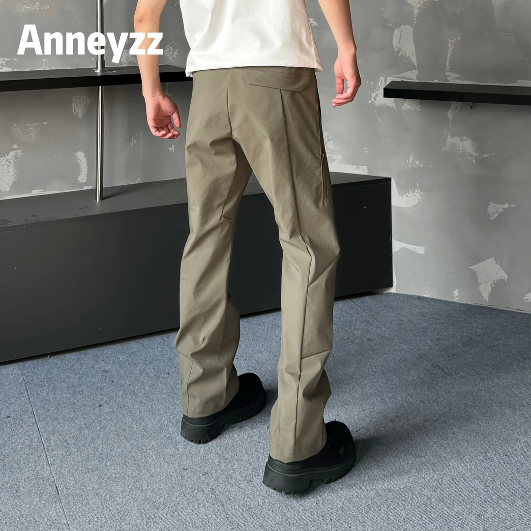 Anneyzz知易-“macai滑雪裤”春季户外直筒冲锋裤运动休闲百搭长裤