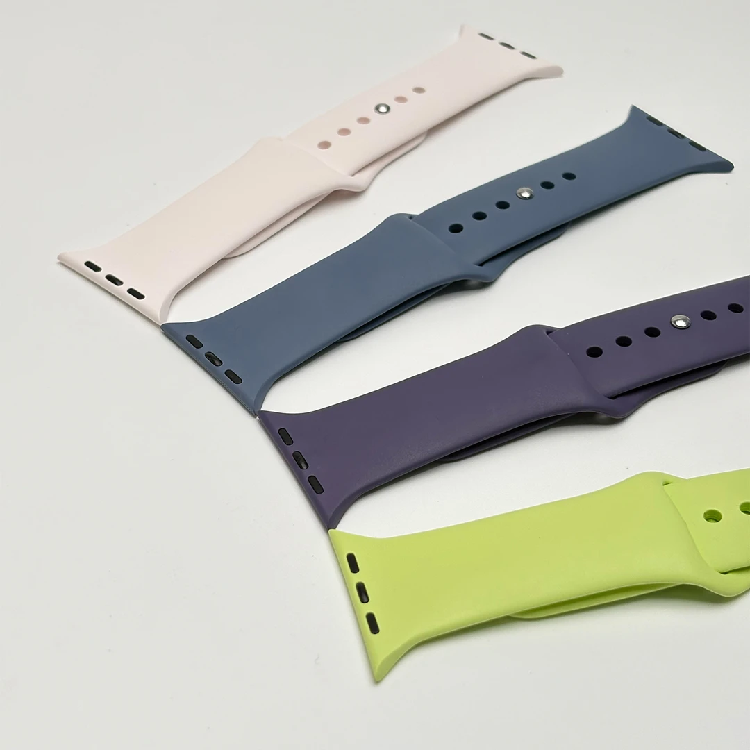 铁锚蓝氟橡胶运动表带适用iwatchs11苹果手表applewatchs10男女s9