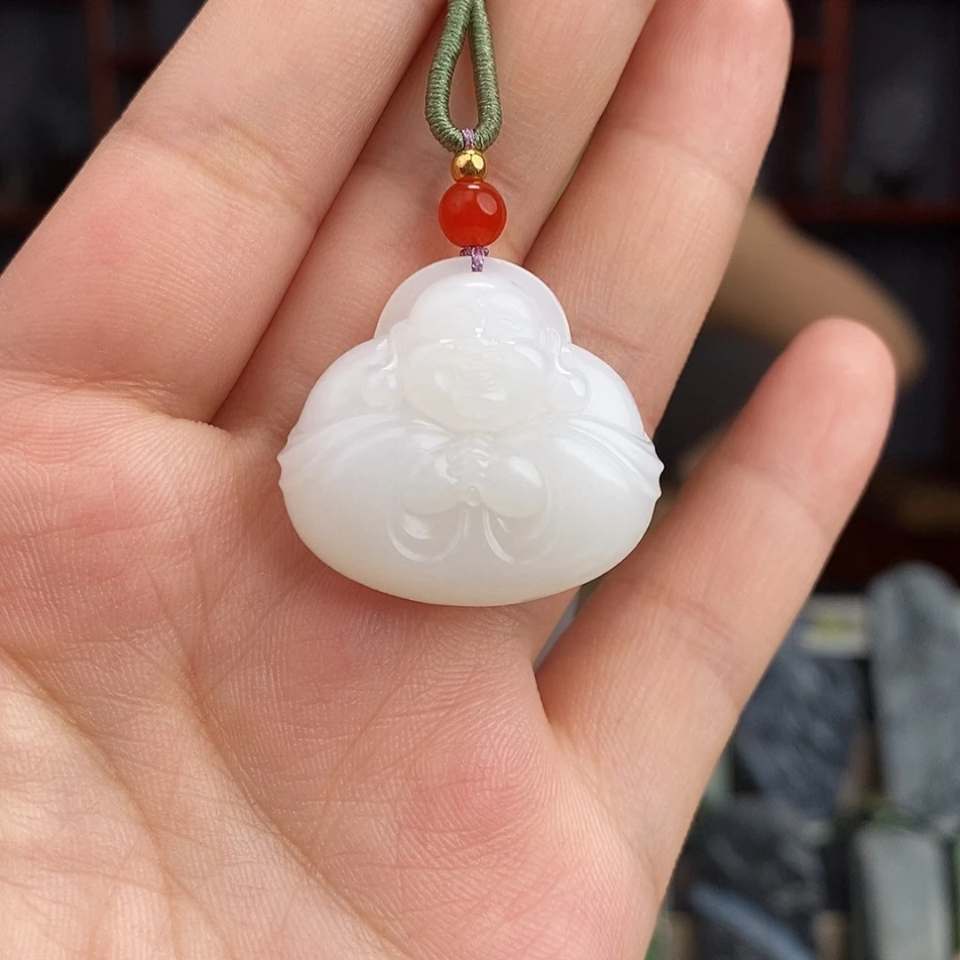 和田玉未镶嵌挂件