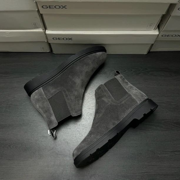 G家男士休闲反绒皮切尔西靴U36D1C C9371