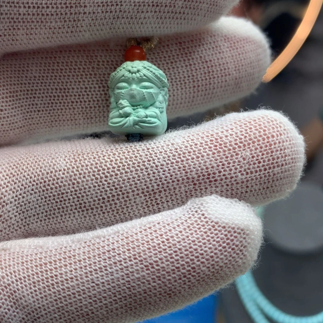 绿松石挂件未镶嵌