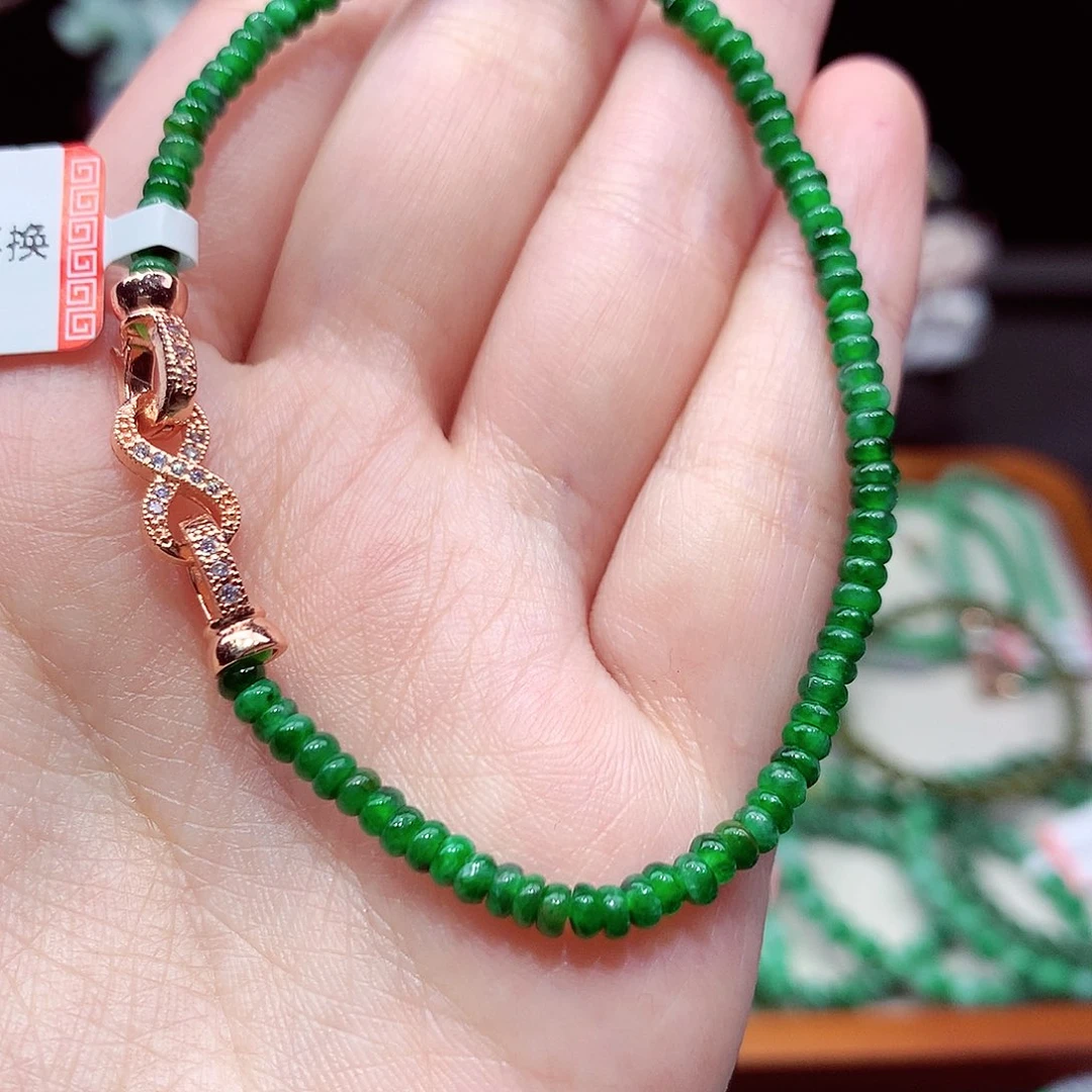 翡翠未镶嵌手链翡翠