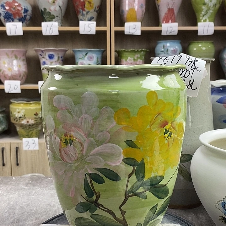 罐2xc景德镇陶瓷花盆