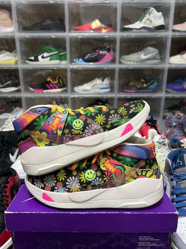 45码/kd13花卉篮球鞋/二手正品95新