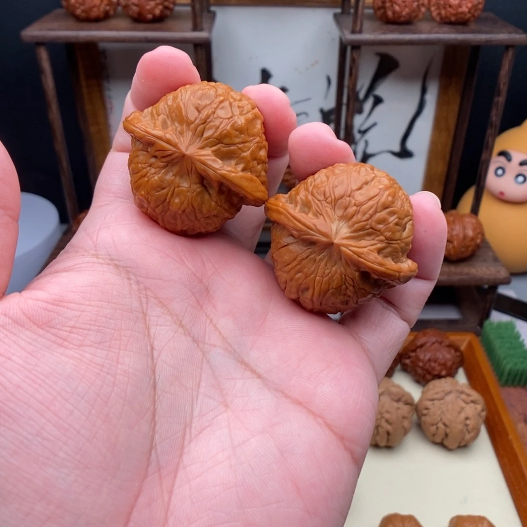 文玩核桃吊坠M***白42尺南瓜墩文玩核桃