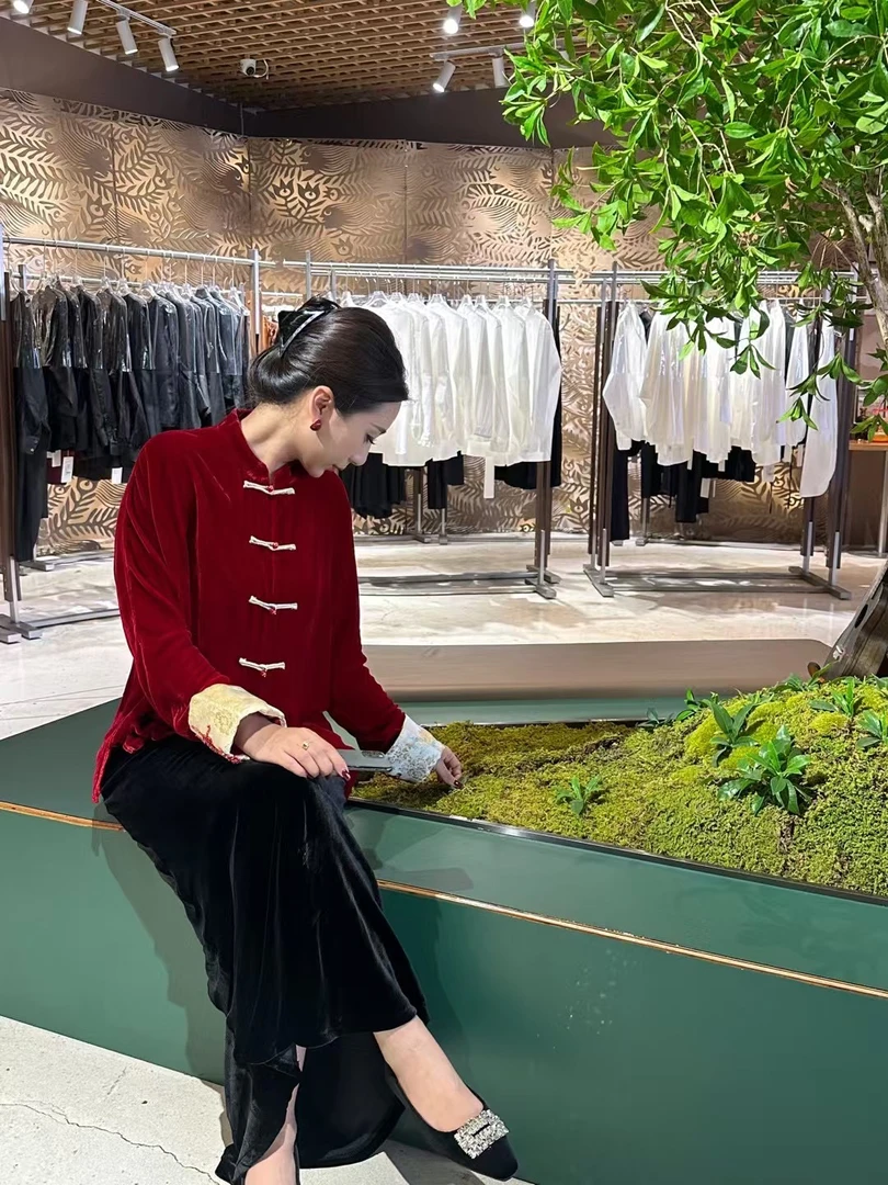 【R·YING】25早春新款“金蛇报春”盘扣外套