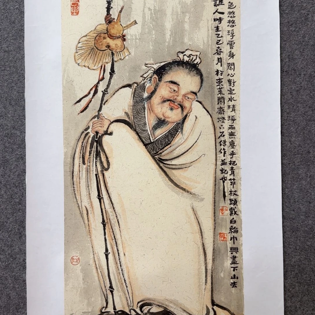 国画石僧老师手绘作品