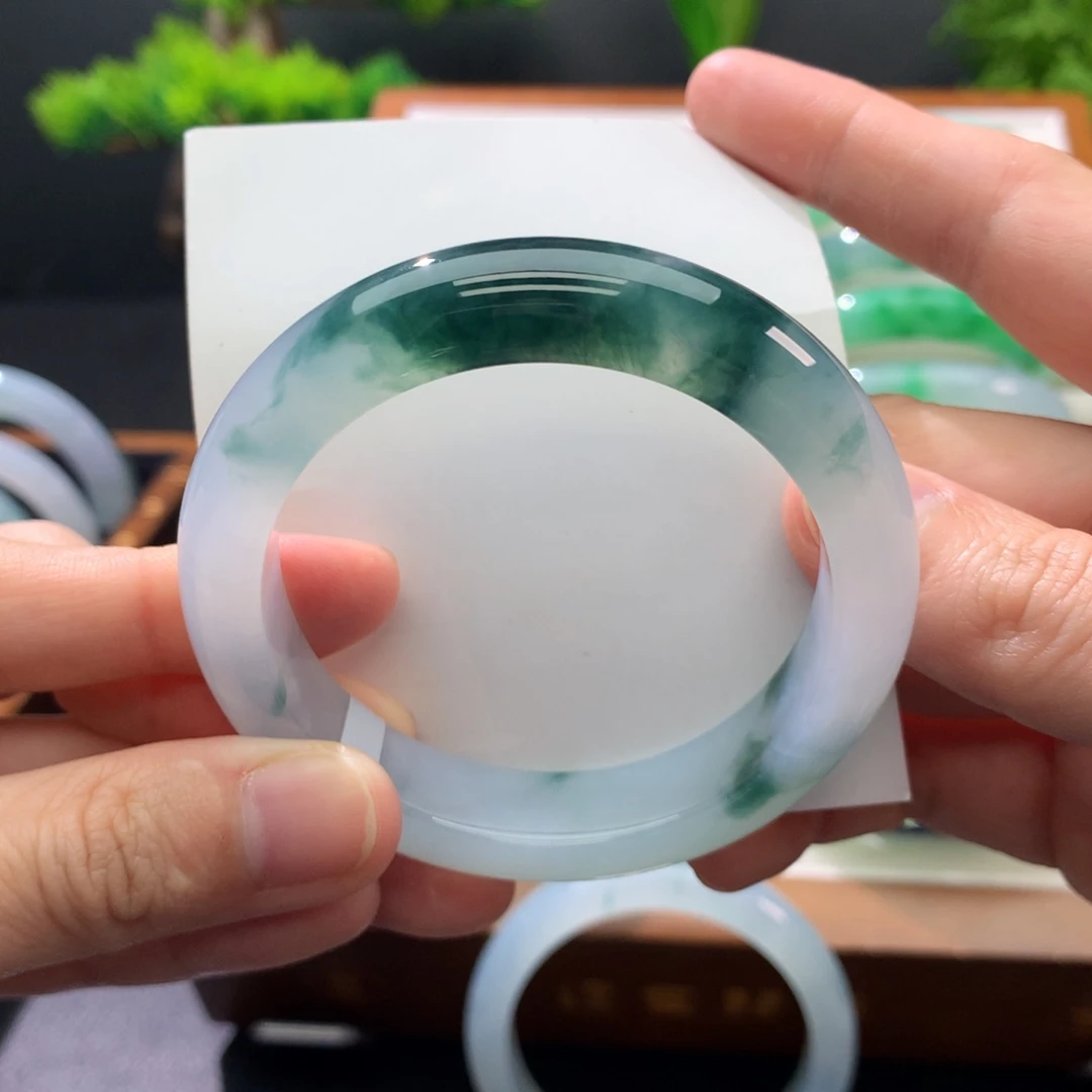 翡翠未镶嵌手镯闪购 16