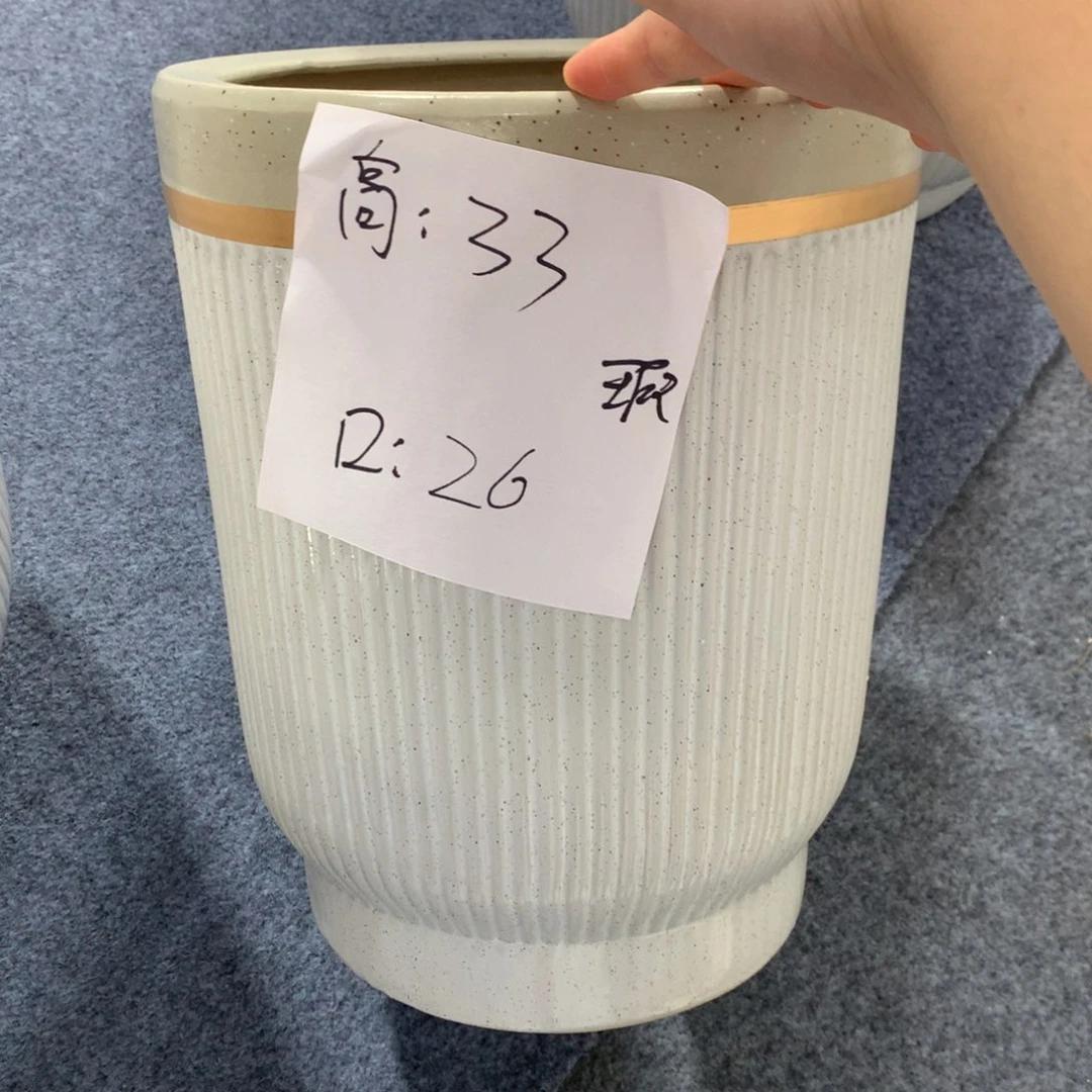 高温陶瓷花盆微瑕