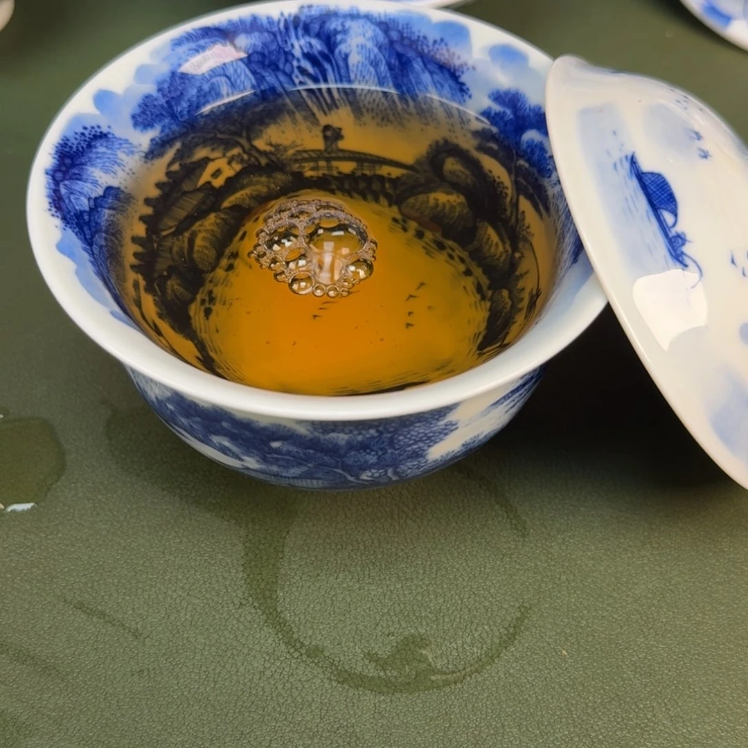 陶景德镇纯手绘茶具圆圆260