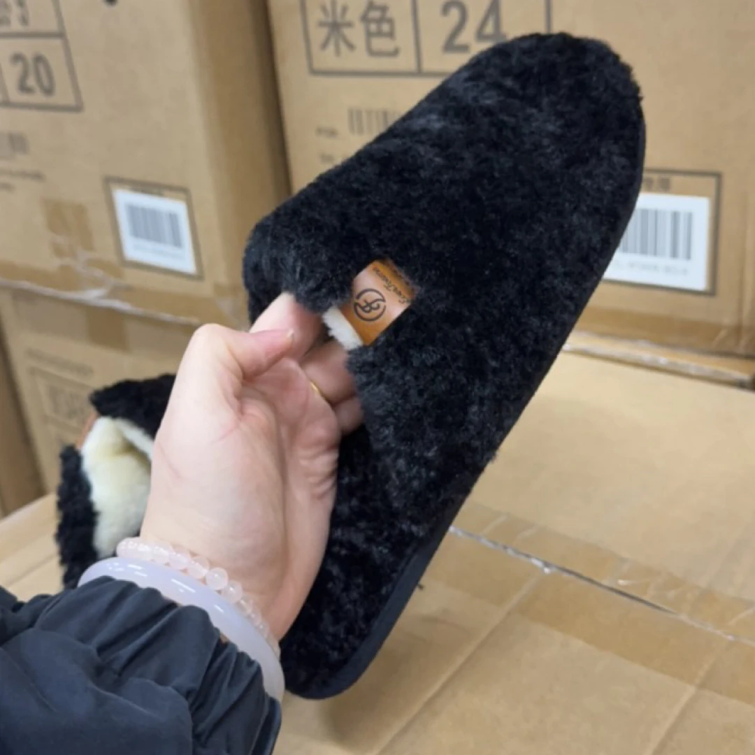 377外贸男女同款高端加厚棉拖