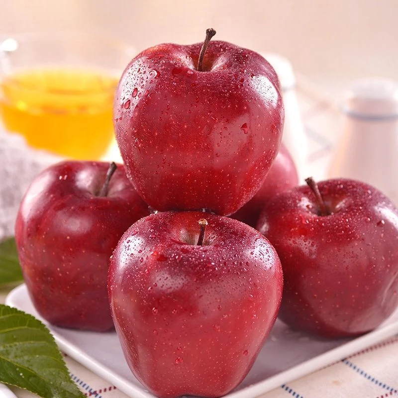 甘肃天水高山花牛苹果香甜多汁新鲜净重8.5斤包邮