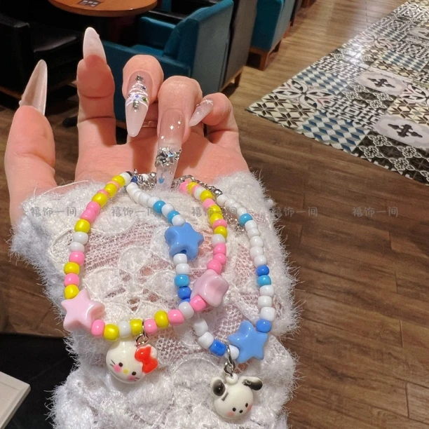 三丽鸥头头高颜值可调节手链女KT猫帕恰狗手链S139