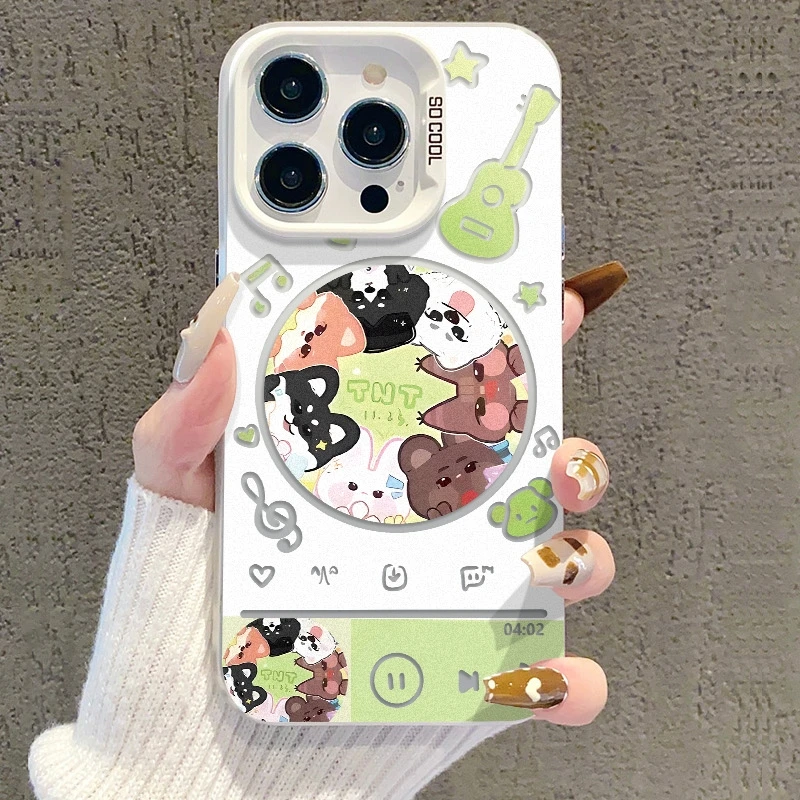 时代少年团彩银手机壳适配苹果iphone15/14/13/12/11多种机型