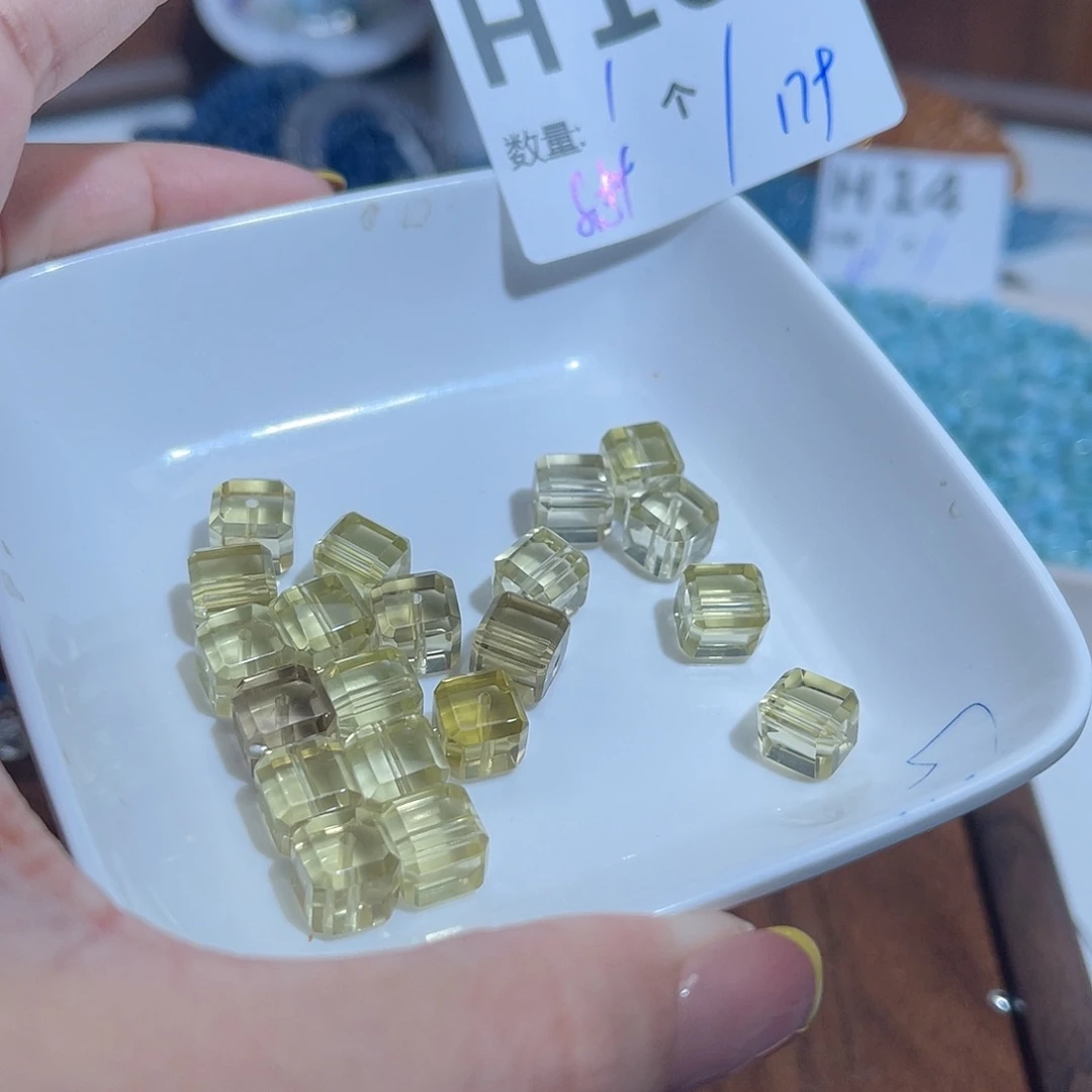 水晶珠宝半成品未镶嵌H16。