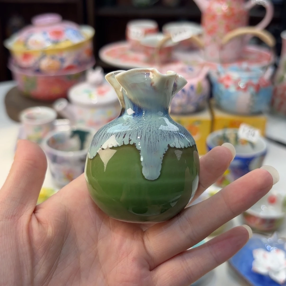 景德镇手绘高温釉下彩陶瓷茶具