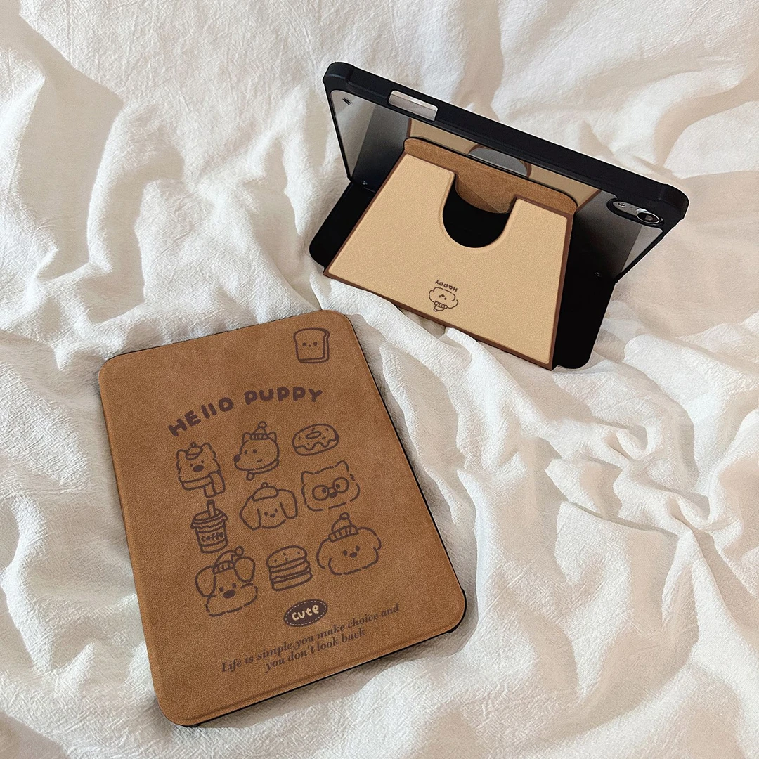 棕色小狗适用华为MatePad11.5S平板保护套padair带笔槽padpro旋转