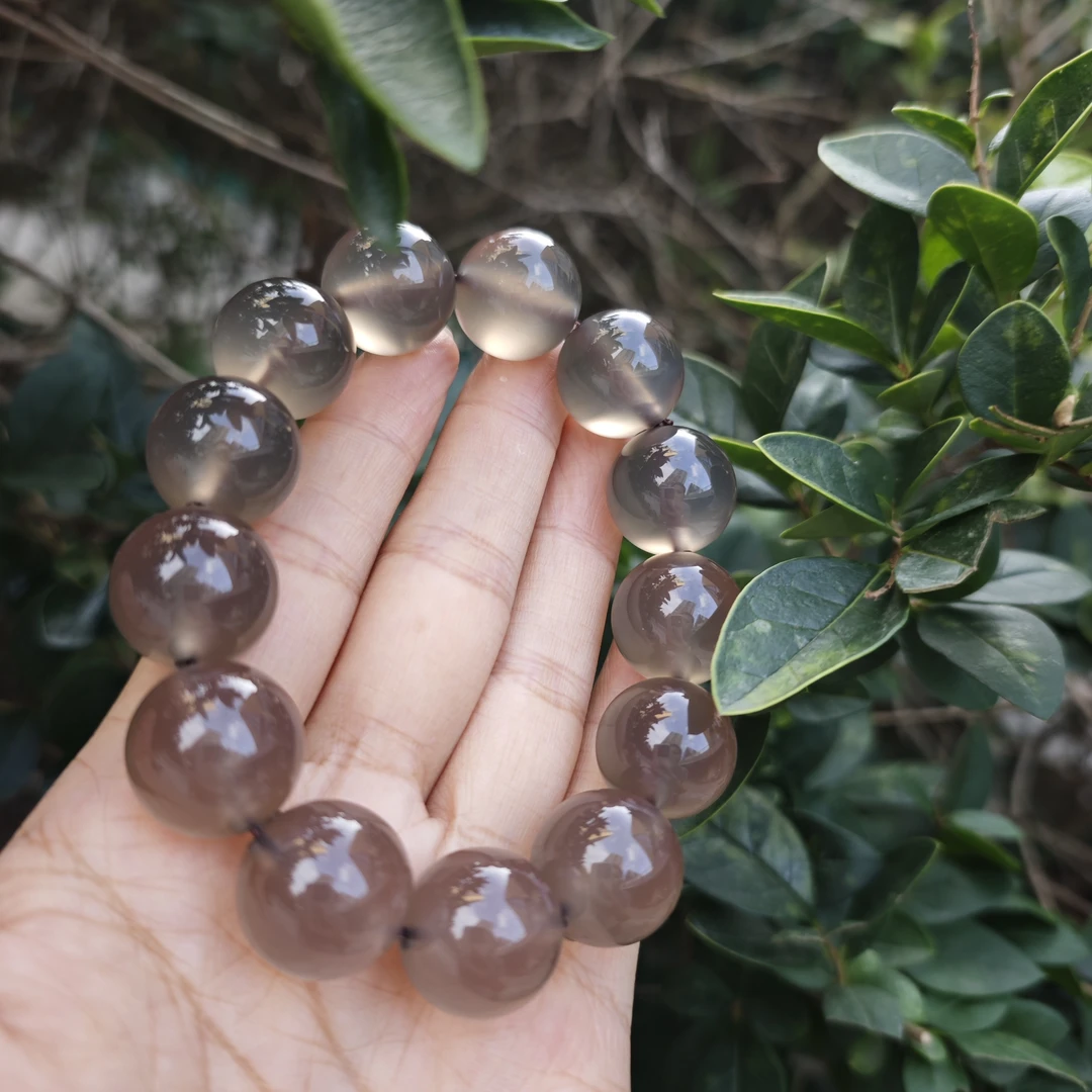 038号15.2mm金沟手串玛瑙江料北红玛瑙