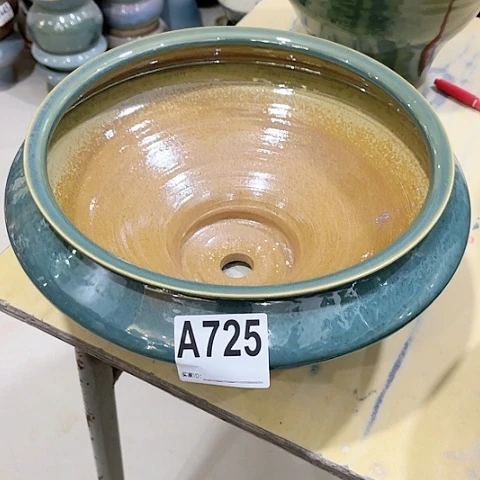 红陶景德镇手工制作花盆-