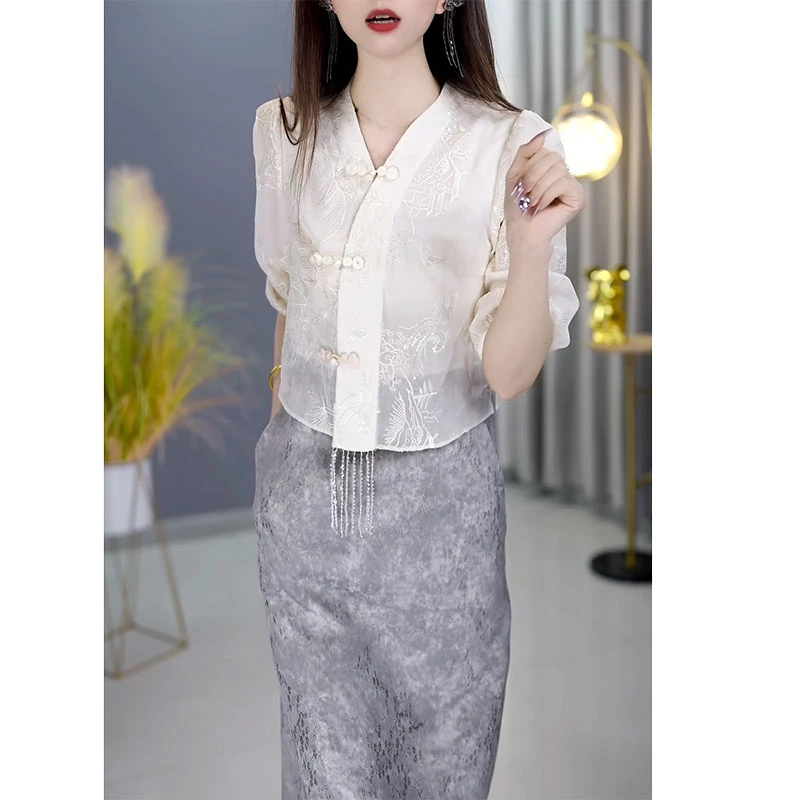 【可蓓儿】品牌新中式国风减龄连衣裙2025新款春夏洋气高端爆款裙子