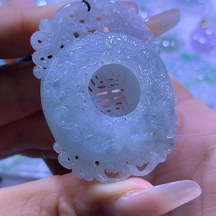 翡翠未镶嵌颈饰天然翡翠A货吊坠