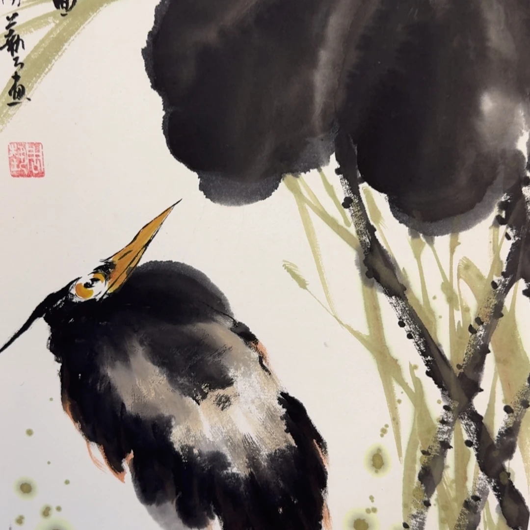 国画国画作品山水花鸟纯手绘