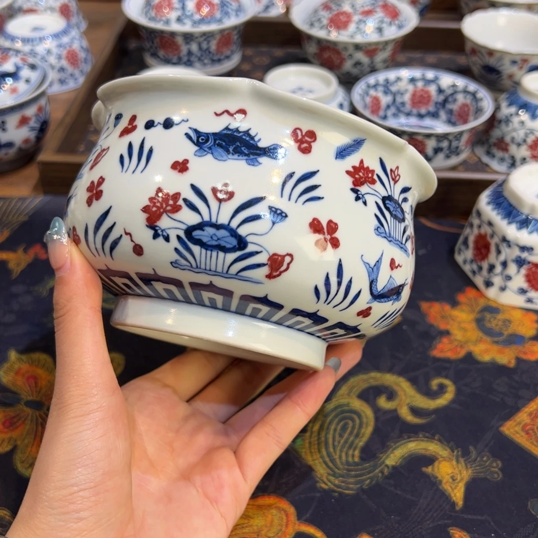 陶景德镇茶器百宝箱陶瓷