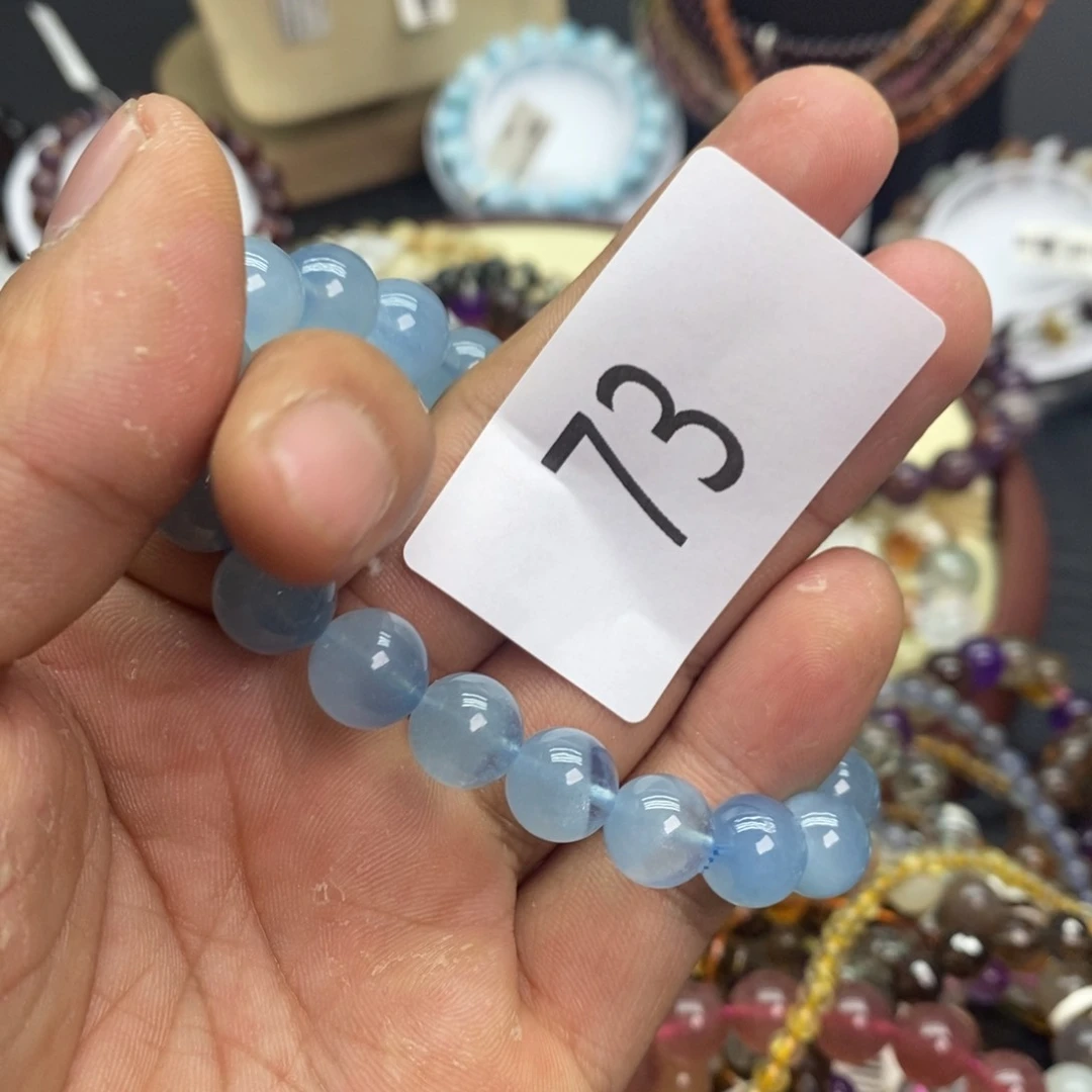 海蓝宝石手链未镶嵌手链