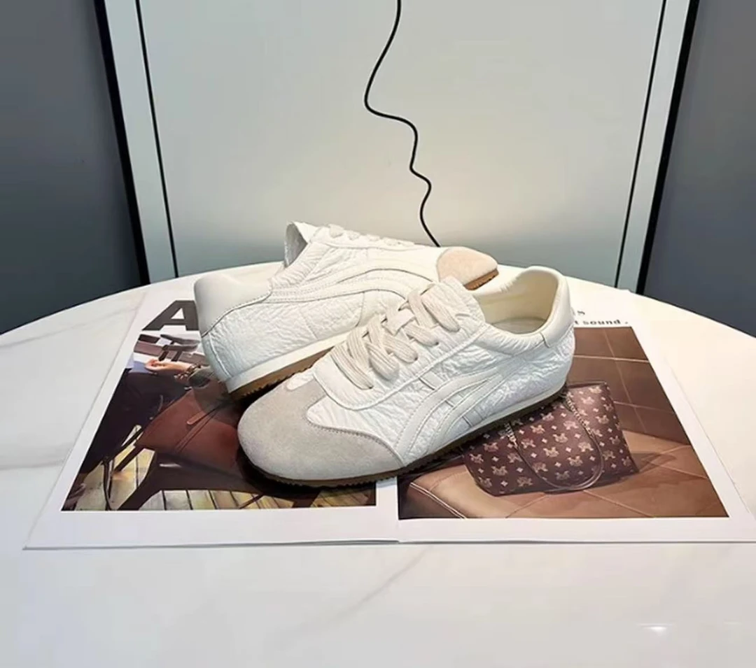 浅口拼色薄款单鞋舒适女鞋经典muji风5932#