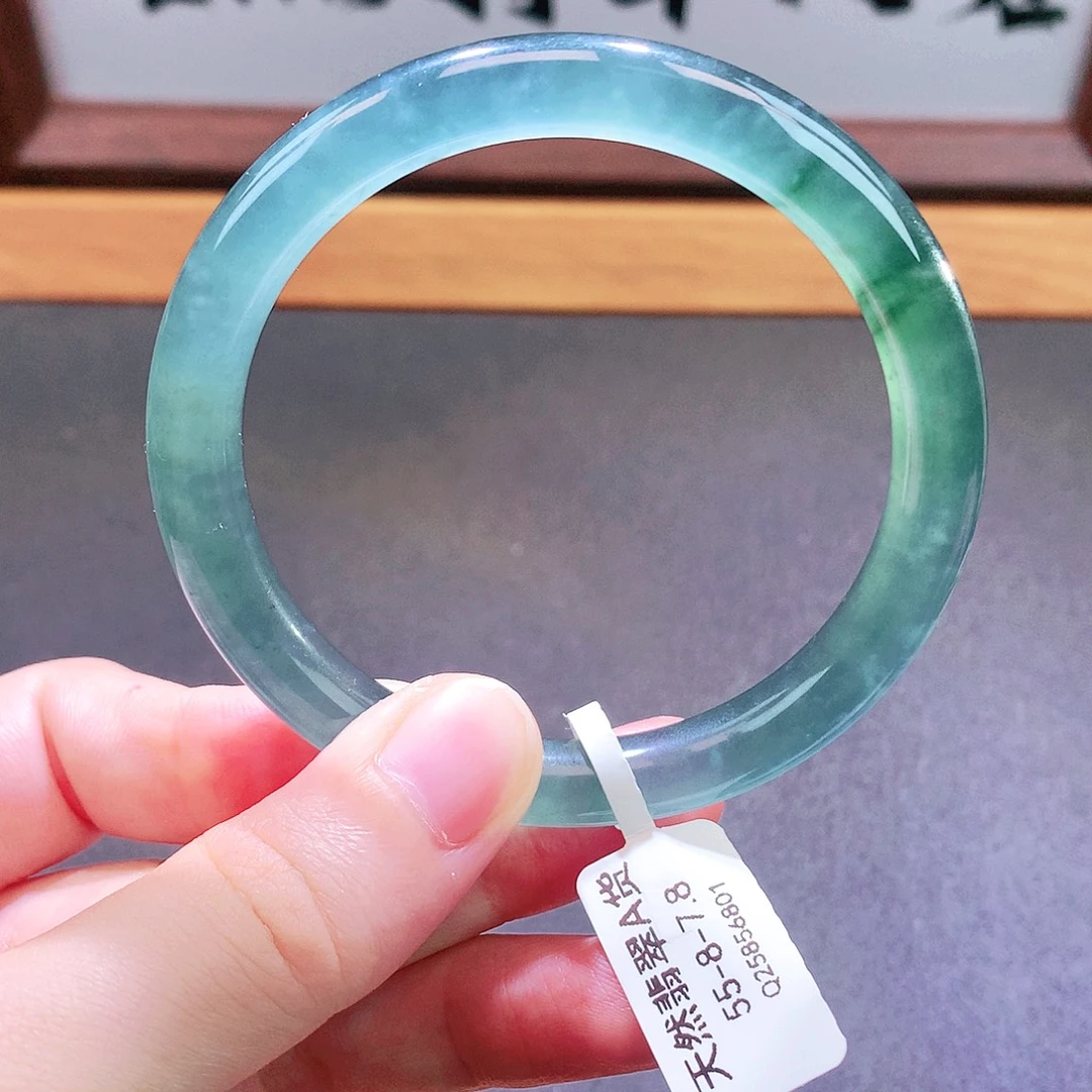 翡翠未镶嵌手镯天然翡翠