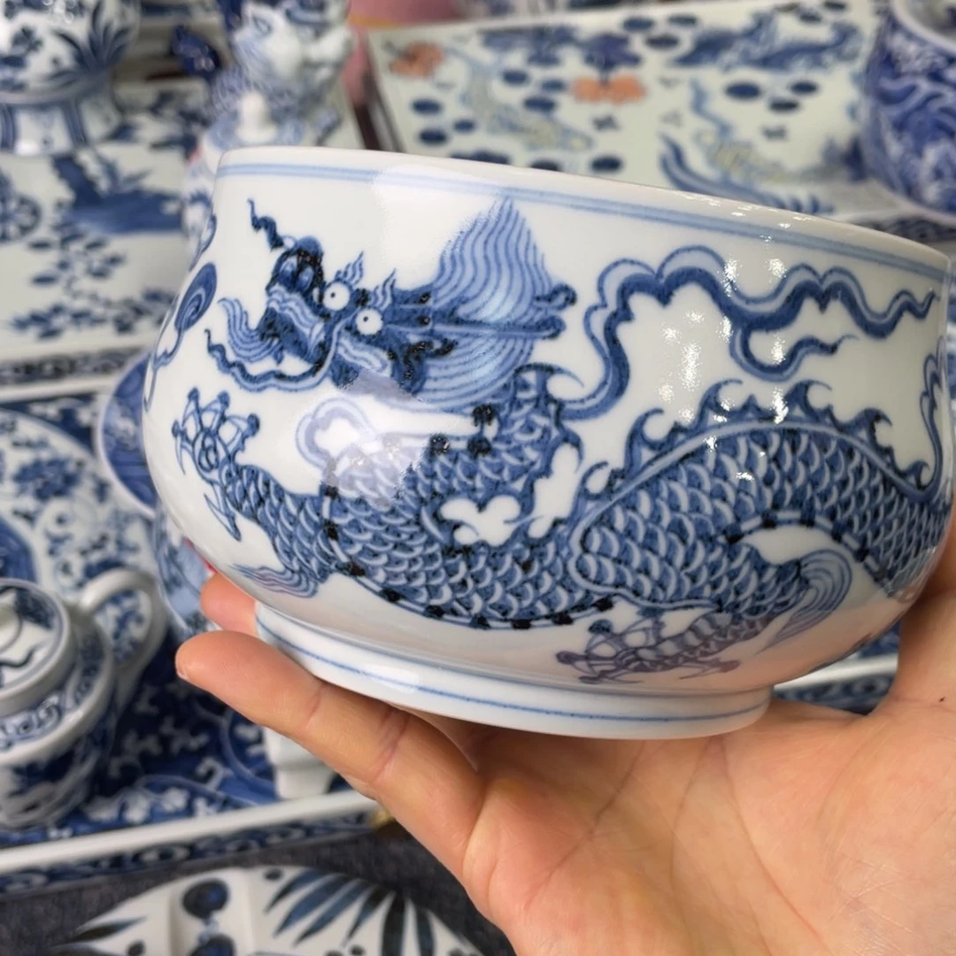 虾****眼景德镇陶瓷手工手绘