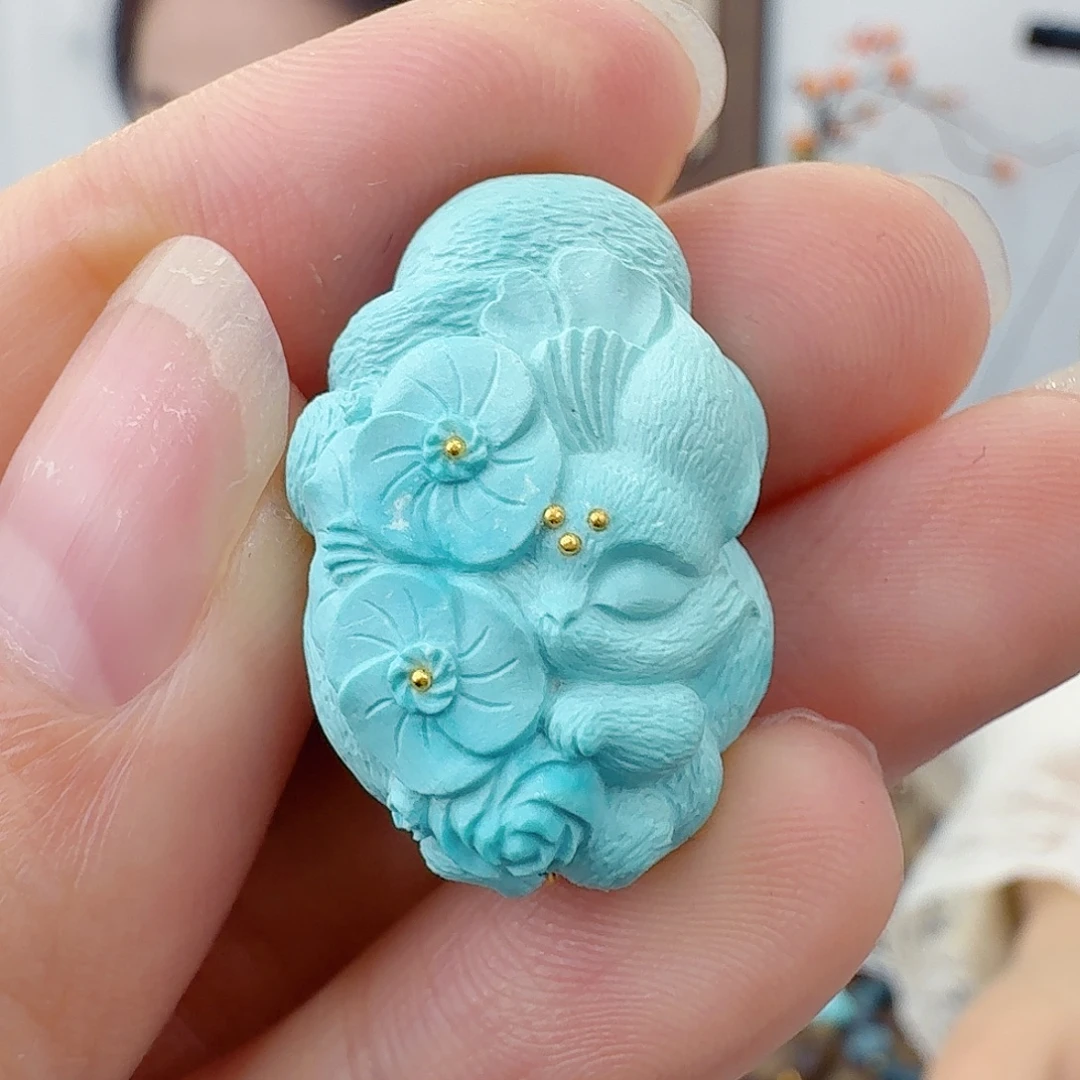 绿松石未镶嵌珠宝奇石