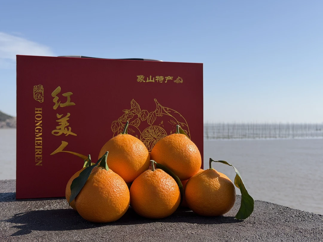 正宗象山红美人精品大果礼盒装（8-10个随机发）