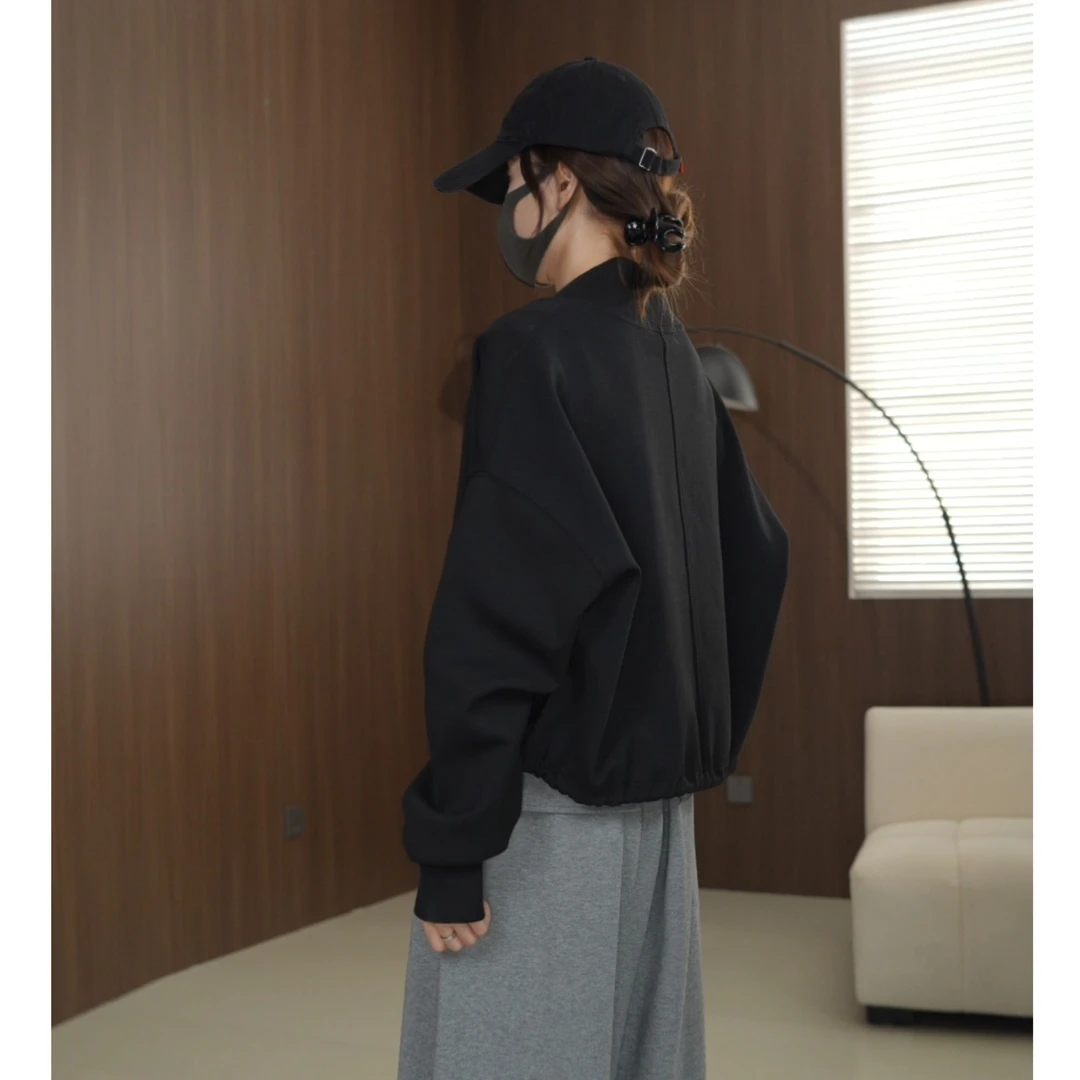 硕哥设计师款卫衣短款外套个性百搭高级感休闲搭配单品 23590