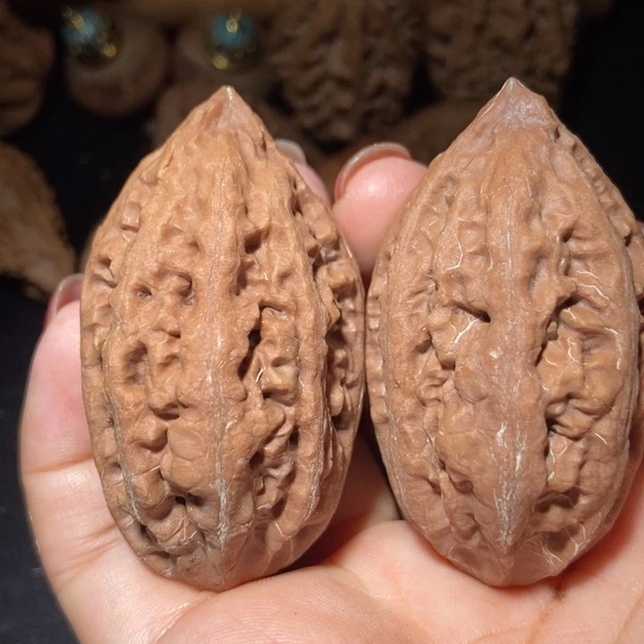 文玩核桃把件东北楸子小雪53