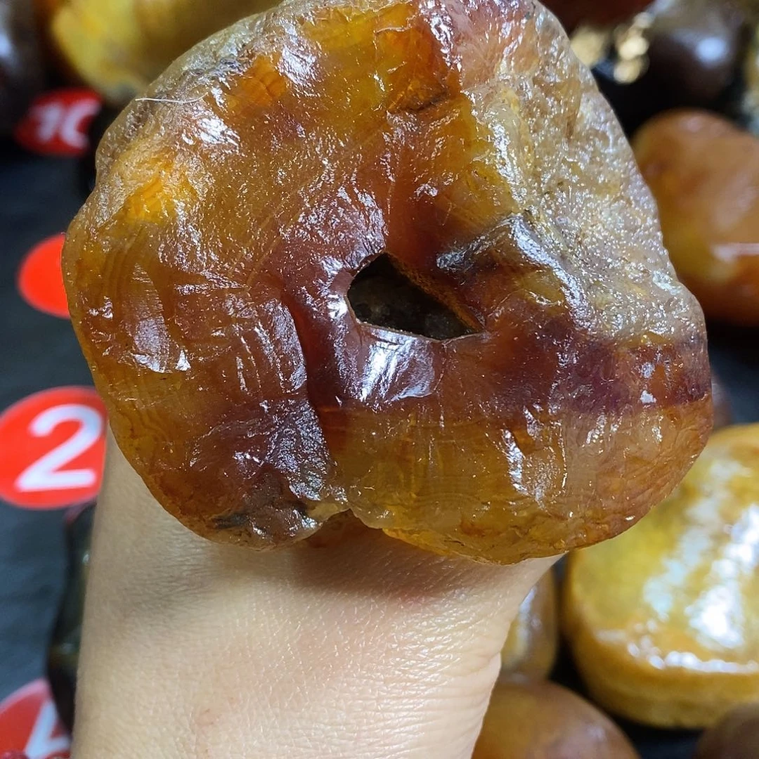 玛瑙/玉髓未镶嵌手把件