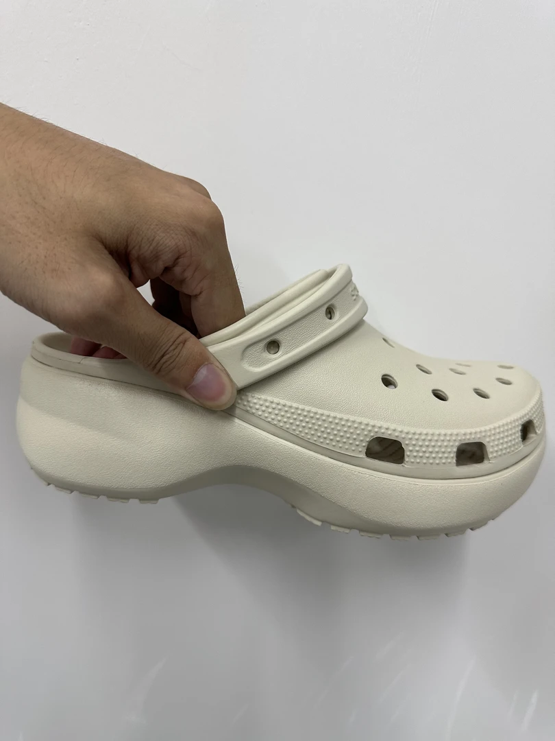 SHUA云朵洞洞鞋沙滩鞋女鞋防滑厚底休闲夏季透气包头