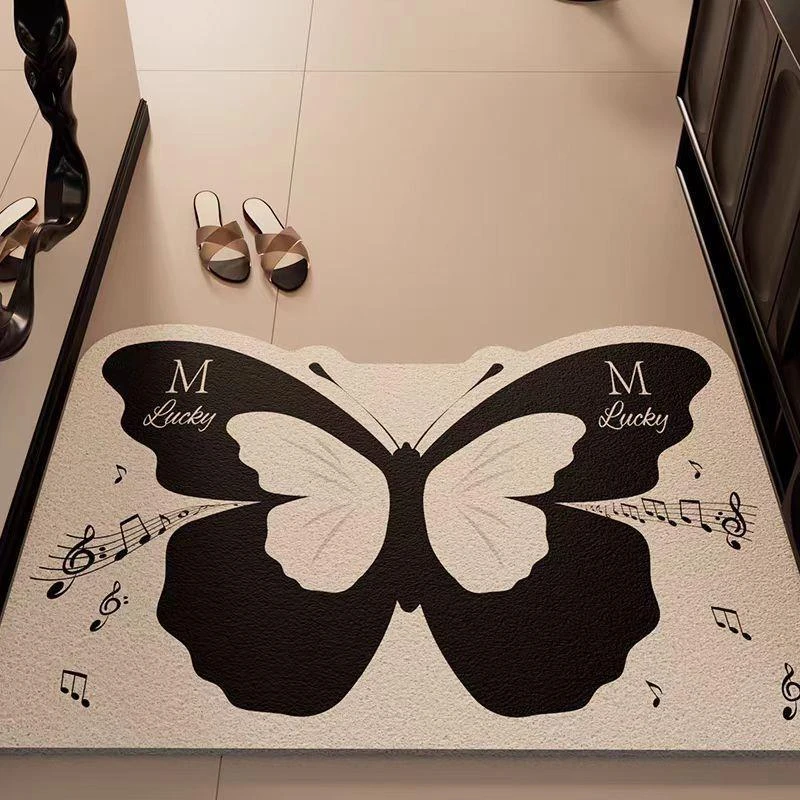 入户门地垫卡通刮泥蹭土耐脏易打理脚垫家用玄关耐磨防滑丝圈地垫