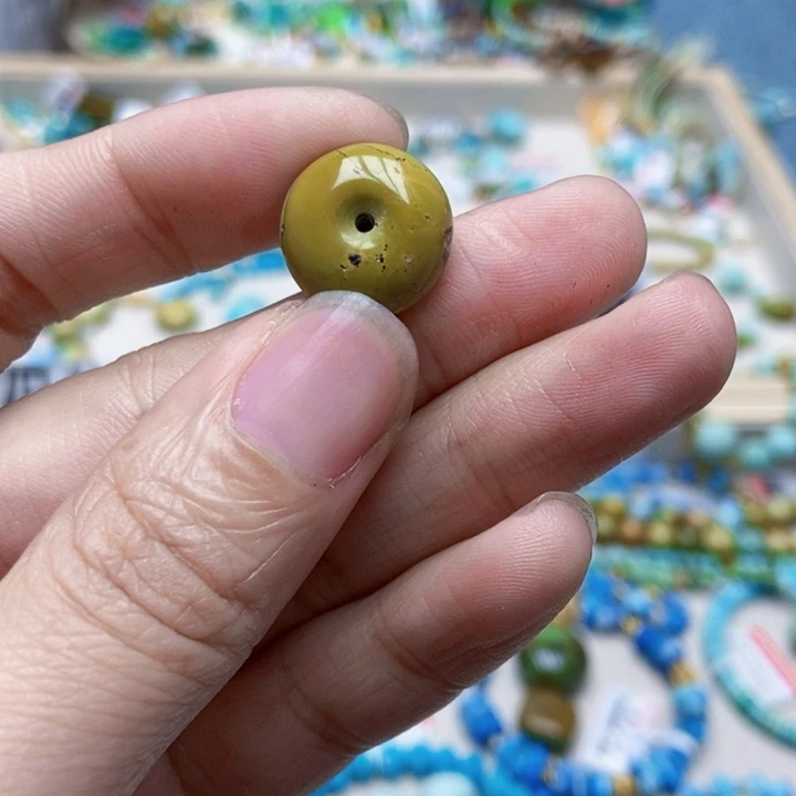 绿松石未镶嵌挂件14