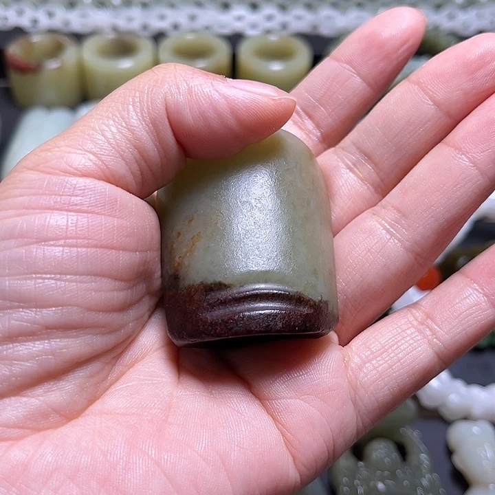 和田玉未镶嵌吊坠(不含链)桑*