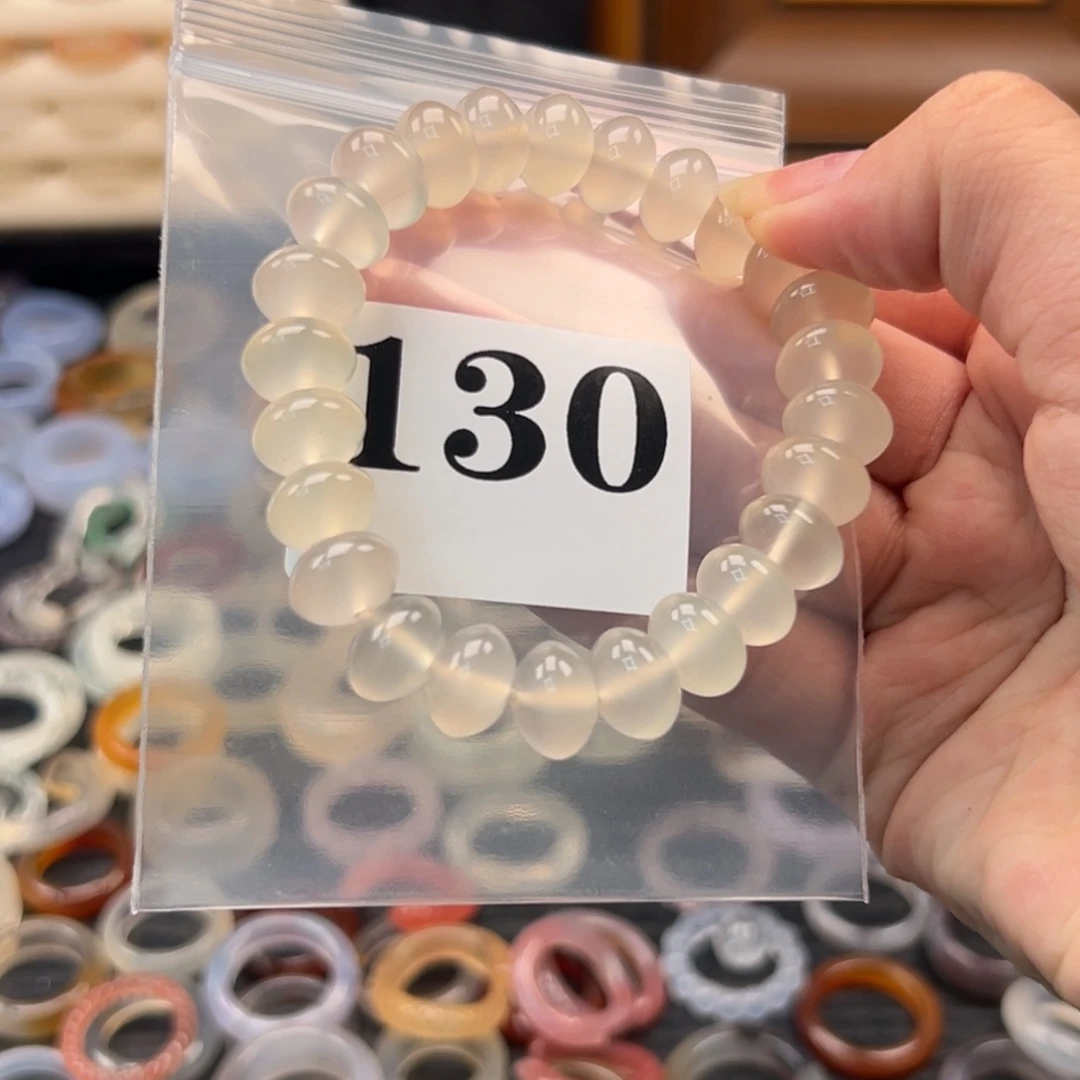 玛瑙/玉髓戒指合金130港