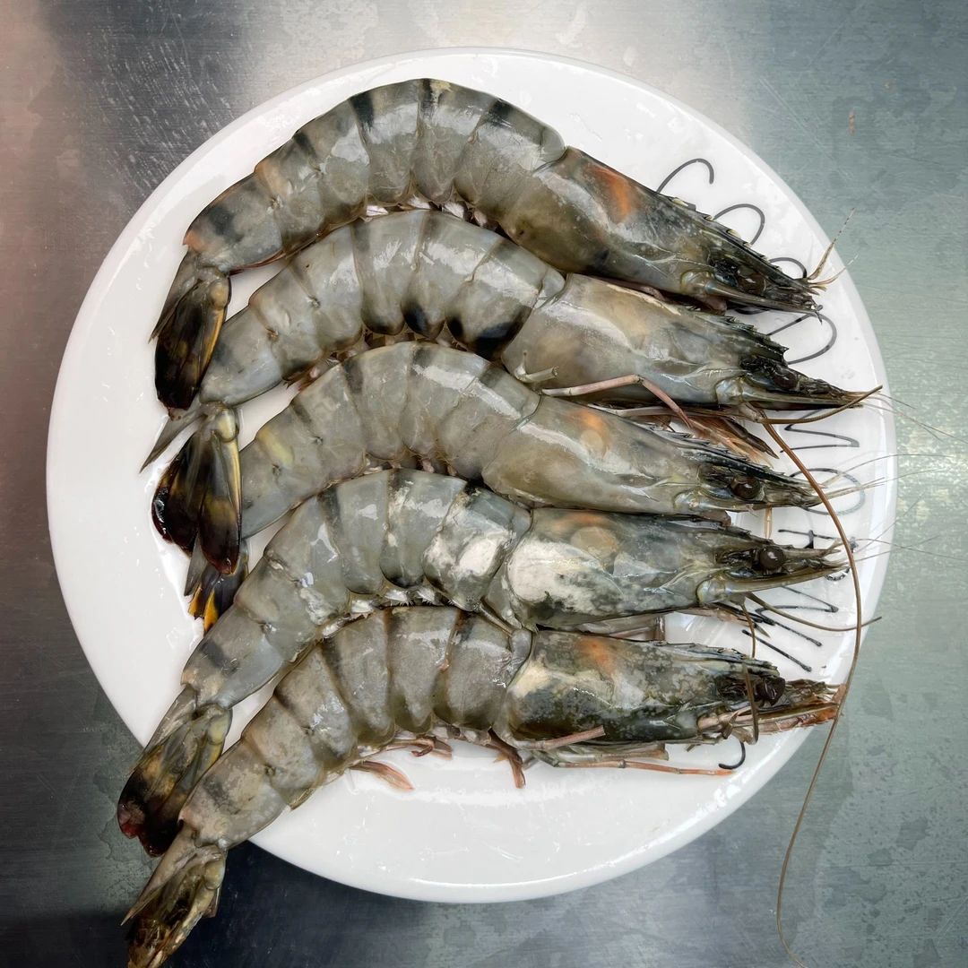 [静静大连海鲜]黑虎虾冷冻海鲜海鲜水产超大