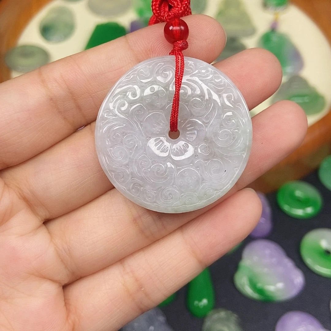 翡翠未镶嵌颈饰吊坠