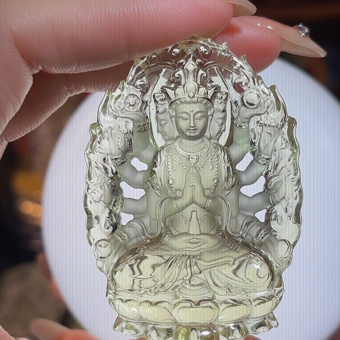 水晶吊坠(不含链)未镶嵌吊坠