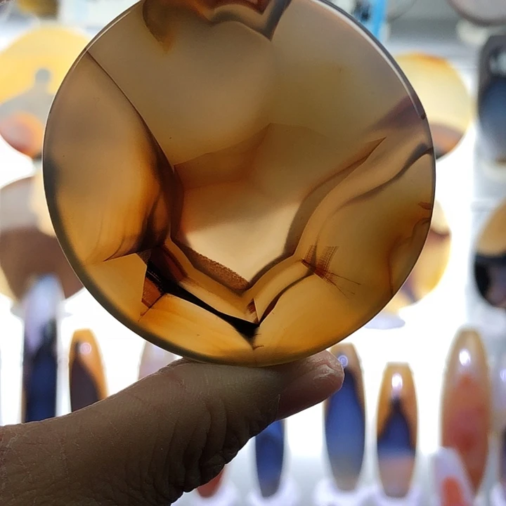 查罗石未镶嵌珠宝半成品88霞