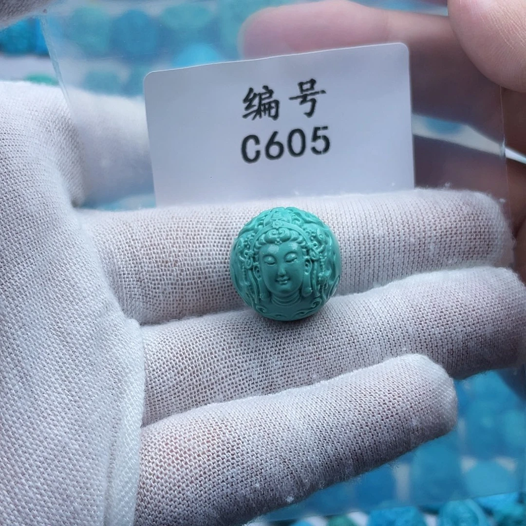 绿松石未镶嵌珠宝奇石卡18