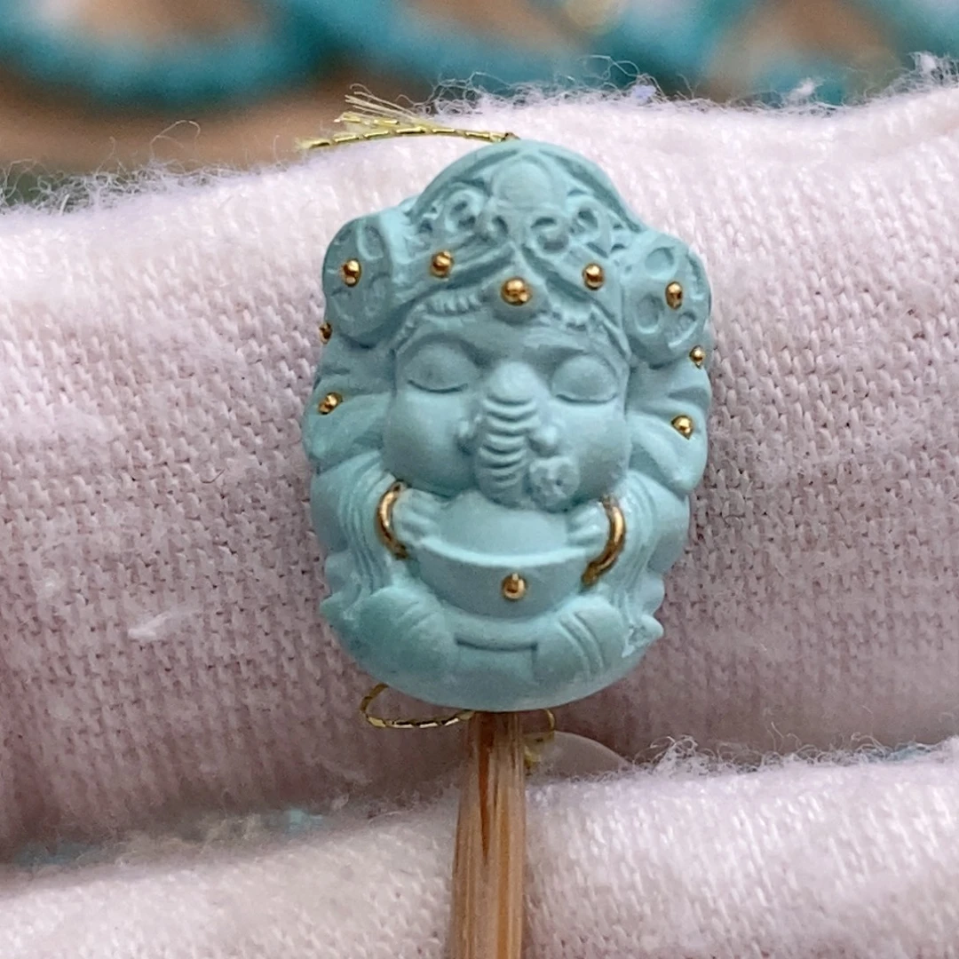 未镶嵌绿松石珠宝奇石