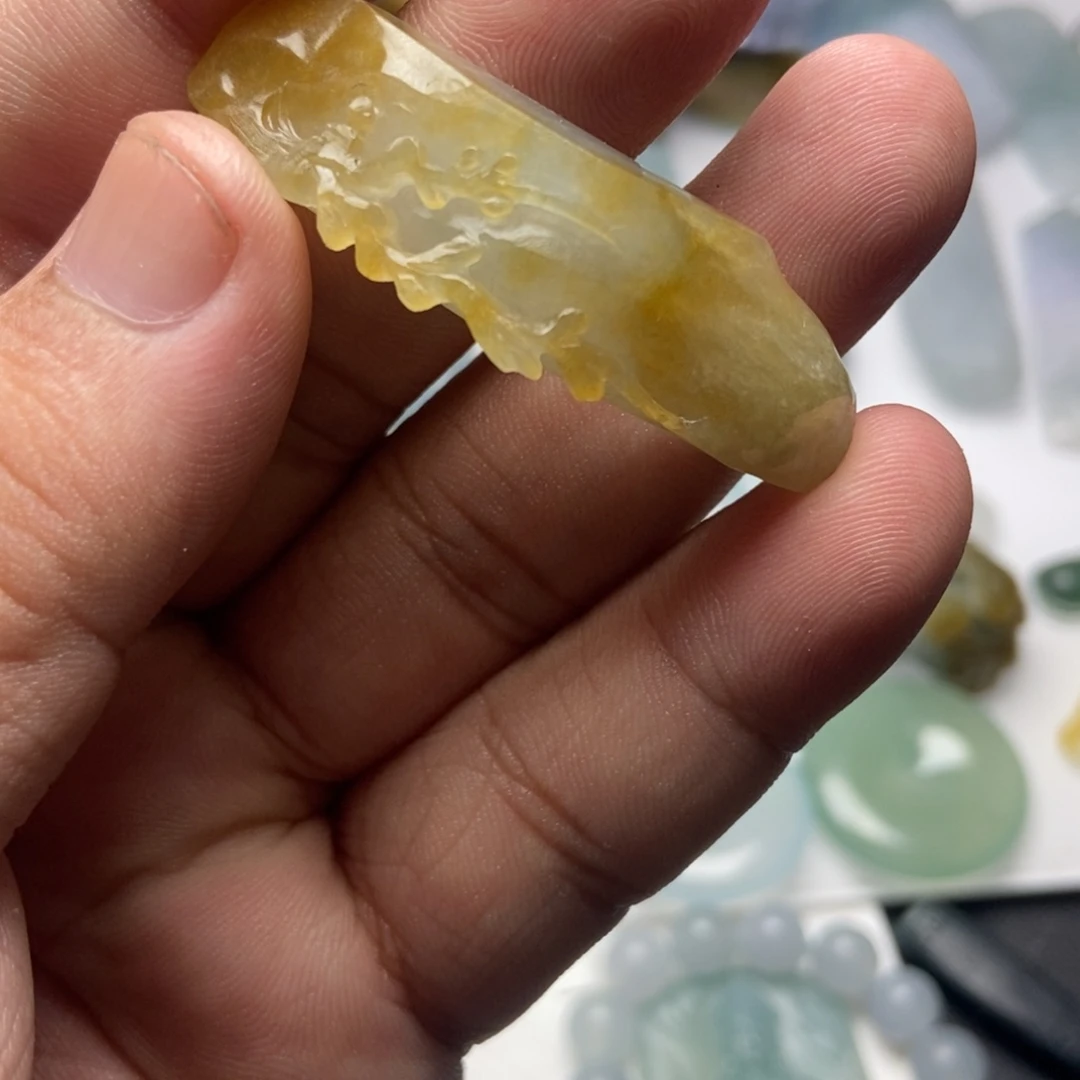 未镶嵌定制翡翠手牌
