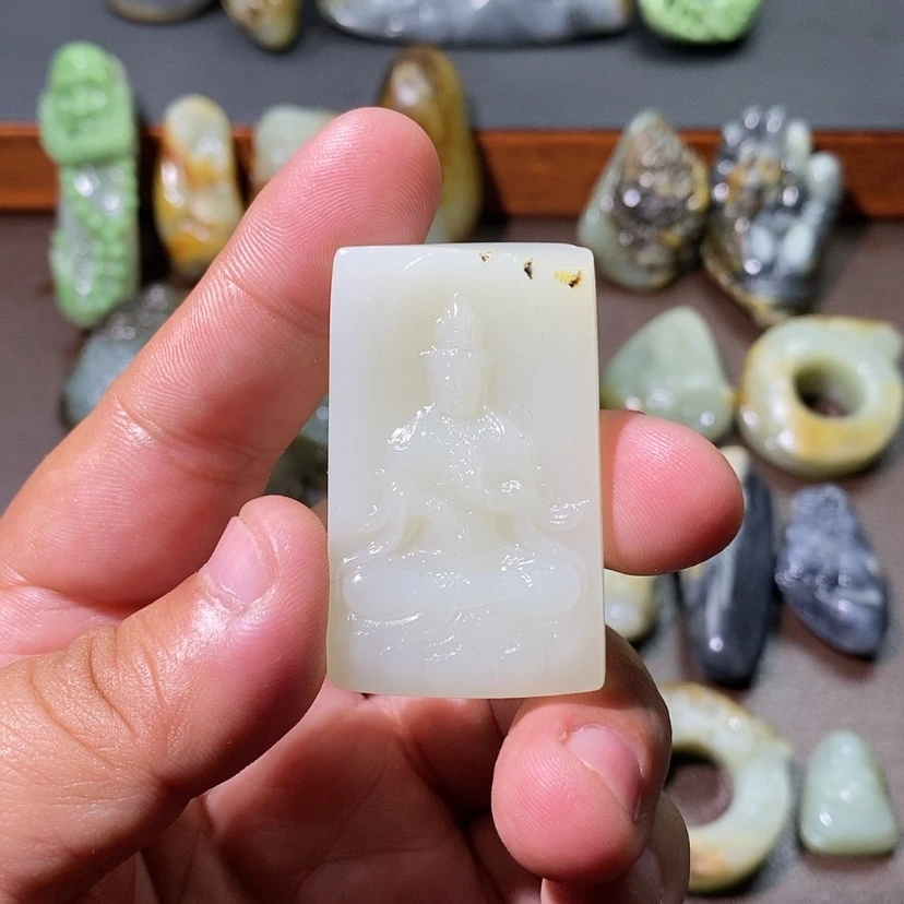 【闪购商品】和田玉颈饰未镶嵌独***子