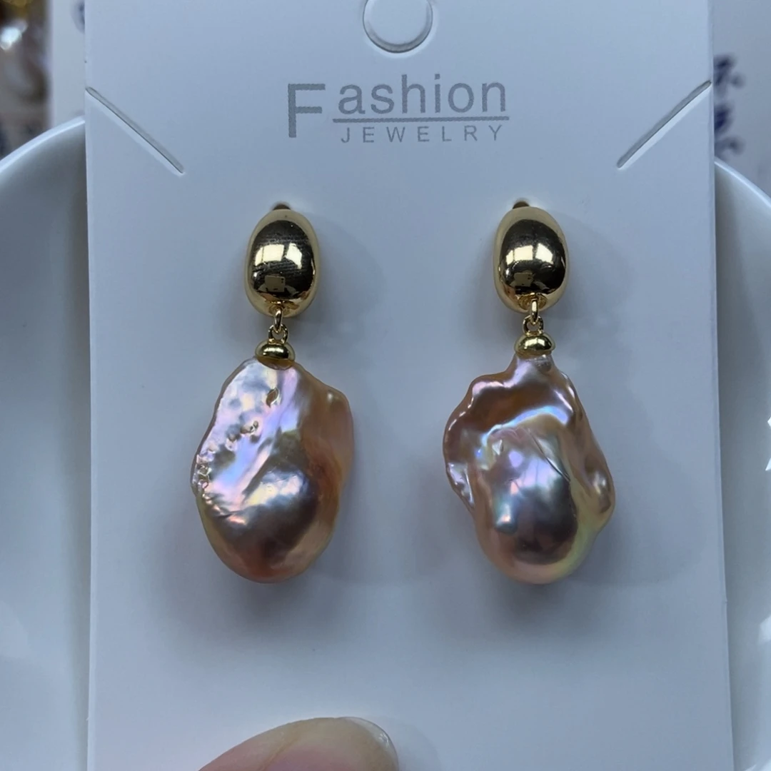 淡水珍珠耳环合金特价584